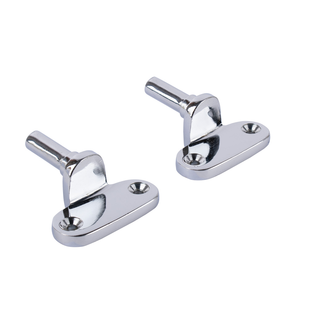 Dart Flush Pins For casement Stays (Sold in Pairs) - Polished Chrome